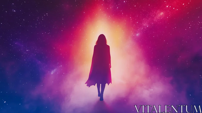 Star Walker: A Cosmic Silhouette