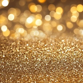 Abstract Gold Glitter Shimmering Surface