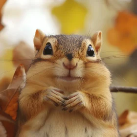 Close-Up of a Cute Squirrel