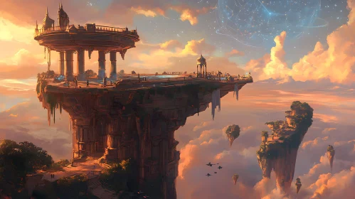 Floating City Sunset View