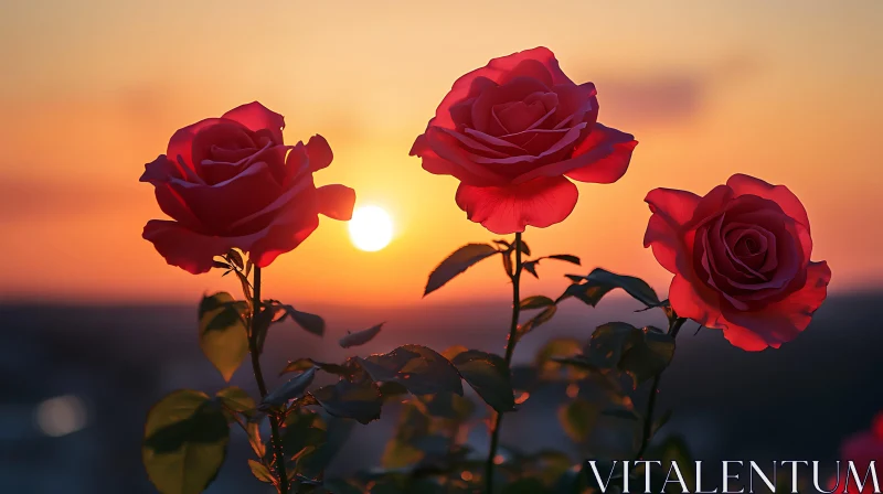 Sunset Roses