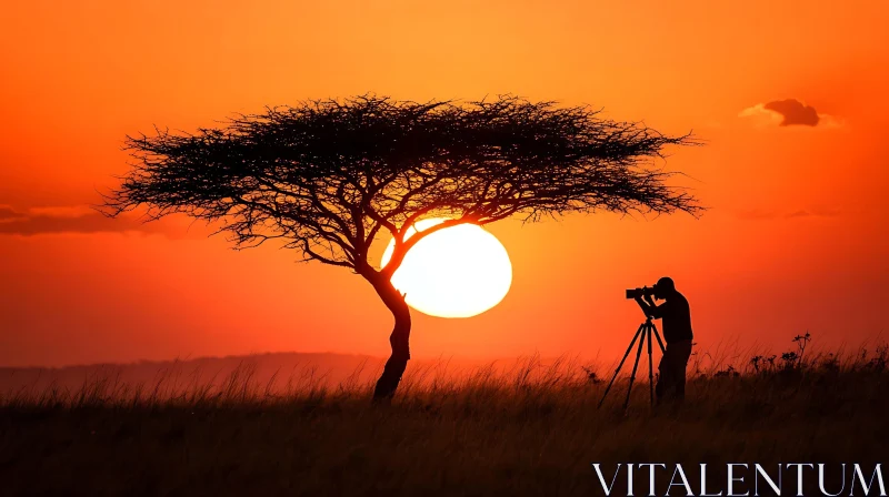 Photographer Capturing Sunset