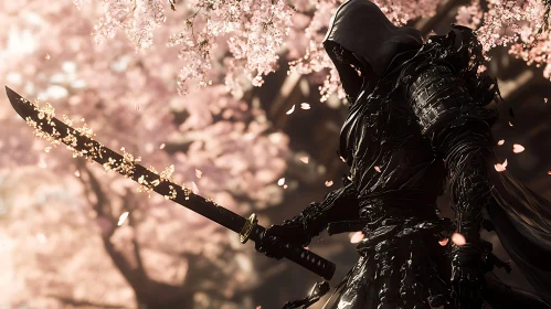 Hooded Warrior with Sword