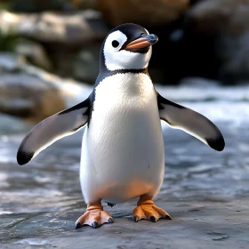 Charming Penguin Portrait