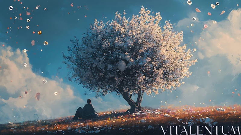 Blossom Tree Contemplation