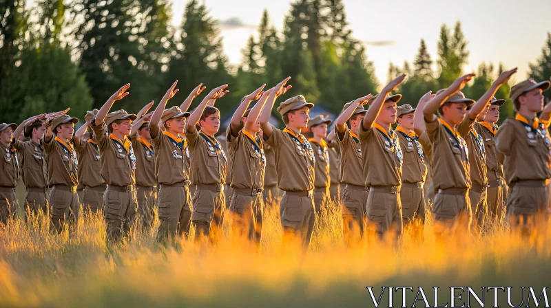 Scout Troop Honors: A Sunset Ceremony