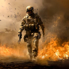 Warrior in the Inferno