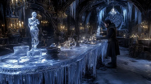 Frozen Chamber with Candles