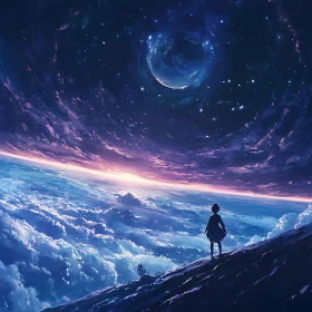 Stargazer's Dream: A Cosmic Landscape