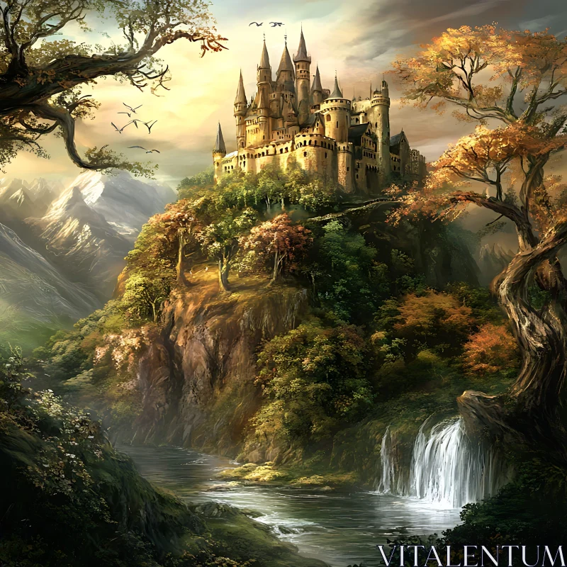 Fairytale Castle on a Hill