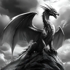 Monochrome Dragon Guardian