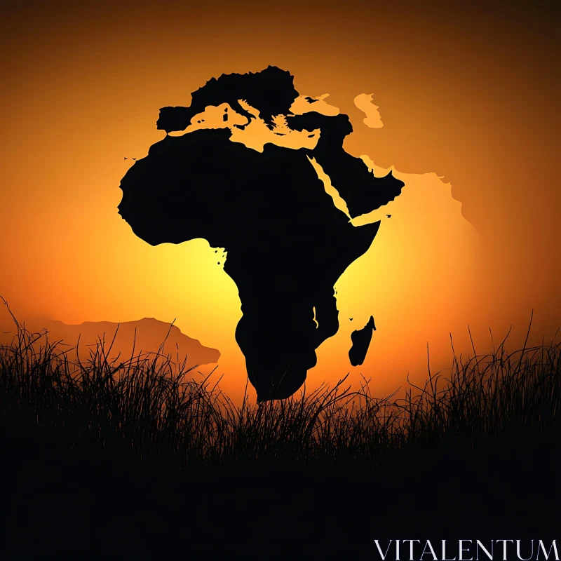Sunset Over Africa