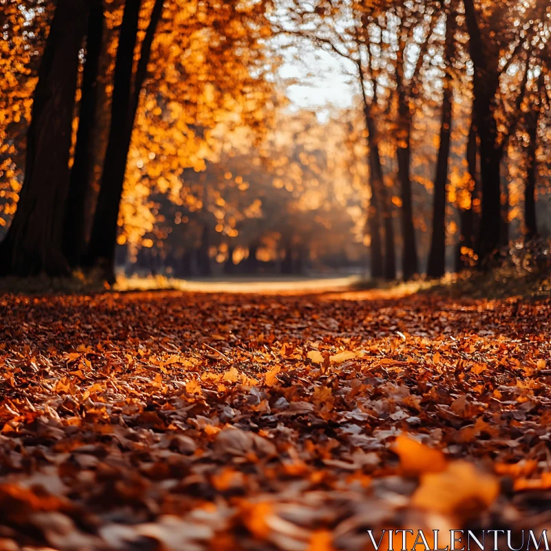 Autumnal Forest Path