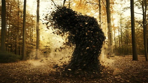 Surreal Autumnal Forest