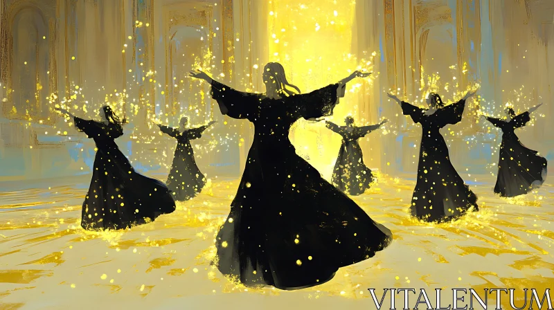 Golden Ceremony Art Print