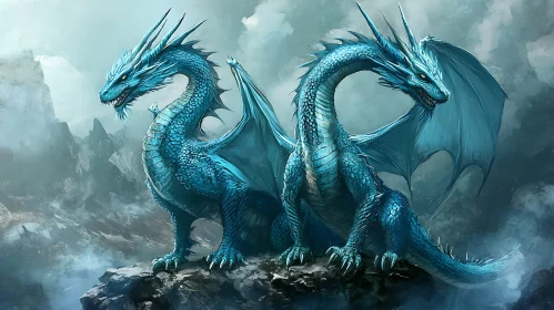 Twin Dragons on Misty Peak