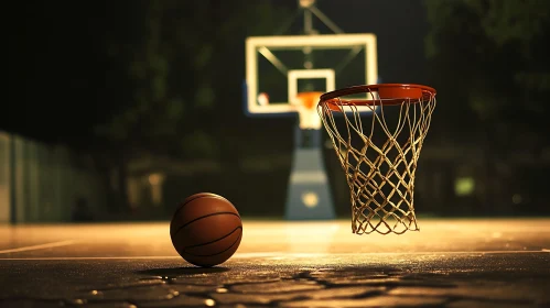 Outdoor Basketball Court