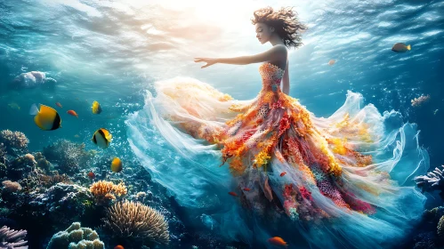 Ocean Dream: A Woman's Underwater Dance