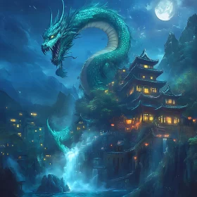 Fantasy Dragon Landscape