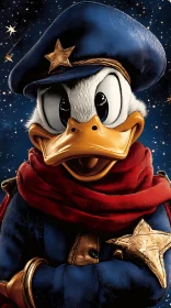 Space Duck with Starry Hat