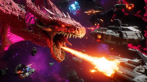Cosmic Dragon Confrontation