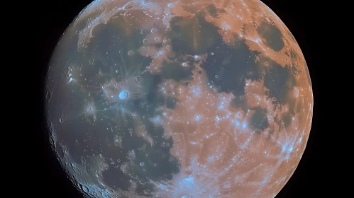 Moon Surface Close-Up