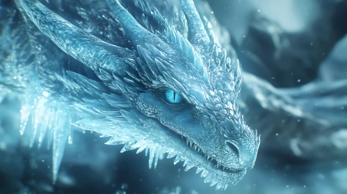 Frozen Dragon Close-Up