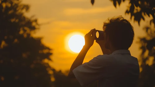 Silhouette Photography at Sunset