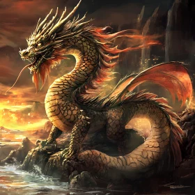 Dragon on the Rocks