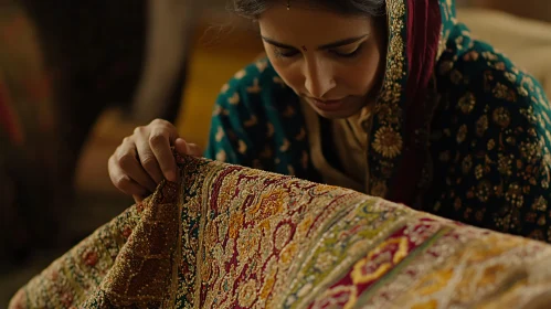 Artisan's Focus: Detailed Textile Examination
