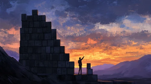 Silhouette at Sunset
