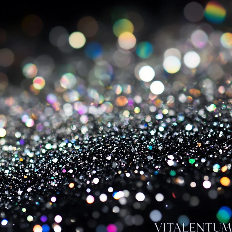 Sparkling Glitter Texture Abstract Art