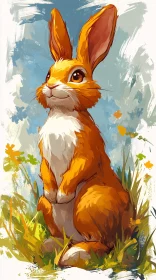 Charming Bunny Art