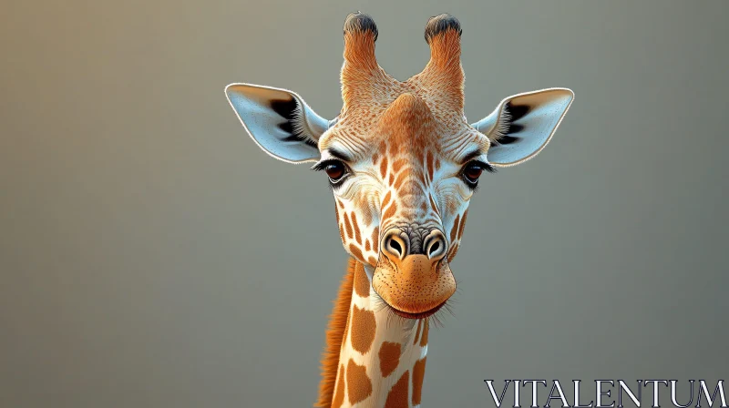 Giraffe Close-up Image