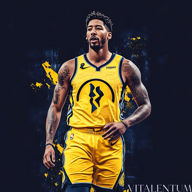 Athlete in Action: Basketball Art
