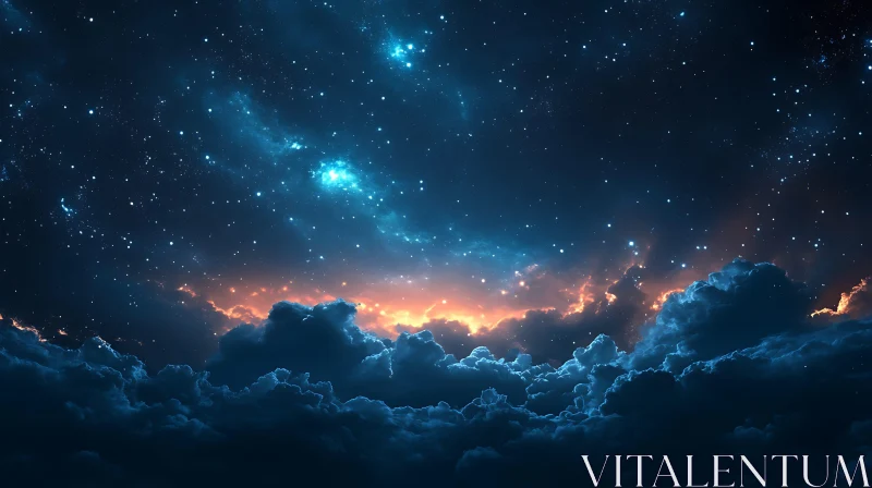 Celestial Clouds and Starlight