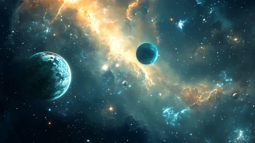Planets and Stars in Nebula