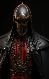 Warrior in Detailed Armor