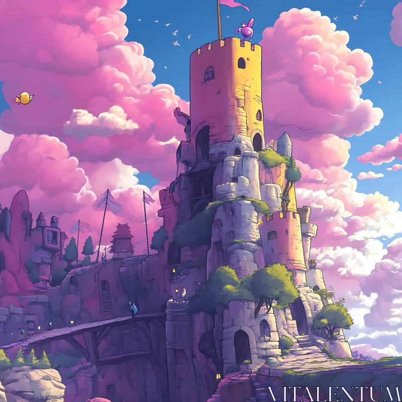 Fantasy Castle in the Sky
