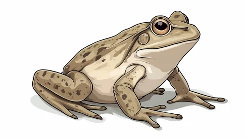 Realistic Frog Illustration