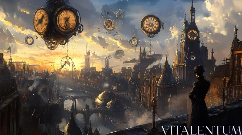 Clockwork City at Sunset