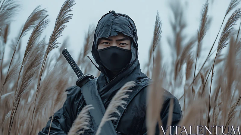 Stealthy Ninja Among the Reeds