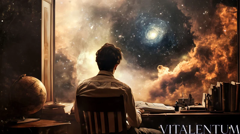 Gazing at Infinity AI Image