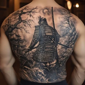 Samurai Armor Back Art