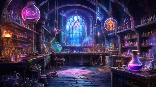 Arcane Alchemist's Workshop