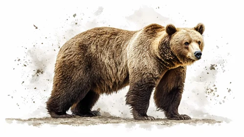 Majestic Brown Bear Art