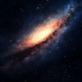Cosmic Nebula in Deep Space