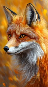 Autumn Fox Portrait