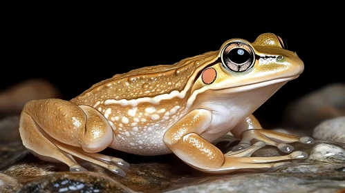 Close-up of a Detailed Frog