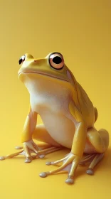 Vivid Yellow Frog